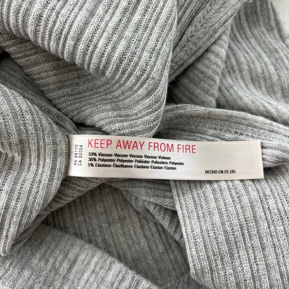 Anthropologie NWT Daily Practice Turtleneck Side-Slit Ribbed Sweater Dress Large - Picture 10 of 12